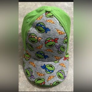 Nickelodeon TMNT Teenage Mutant Ninja Turtles Green and Grey Pizza Cap Hat